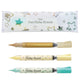 Pentel Color Brush Pen Starflake Milky Set GFH-SPST2 Gold Pastel Yellow Pastel Mint Green