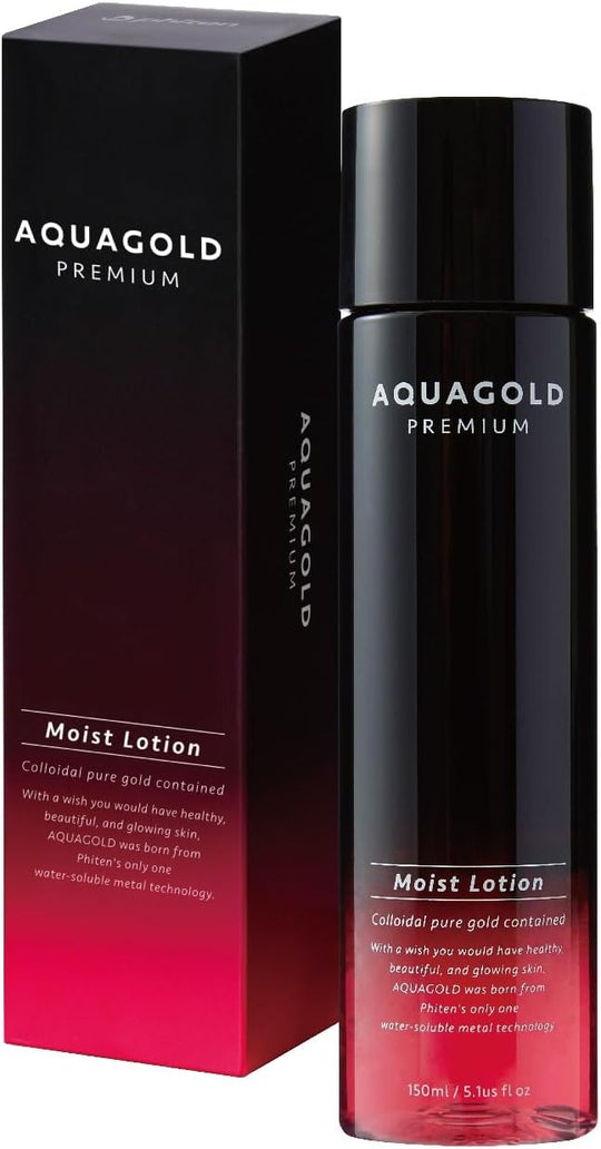 Phiten aqua gold premium moisture lotion 150ml 1015AC051000 - WAFUU JAPAN