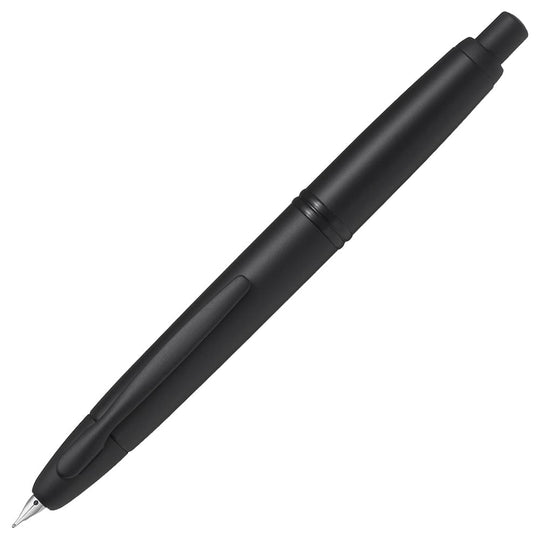 Pilot Capless Chromat Fountain Pen Black Matte Extra Fine Nib - WAFUU JAPAN