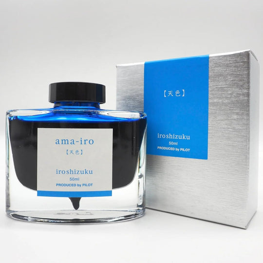 Pilot Fountain Pen Ink 50ml Amairo Blue INK50AMA - WAFUU JAPAN