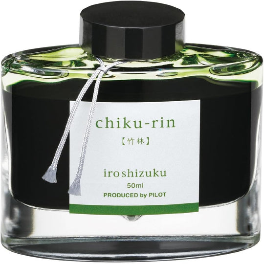 Pilot Fountain Pen Ink 50ml Chikurin Green INK50CHK - WAFUU JAPAN