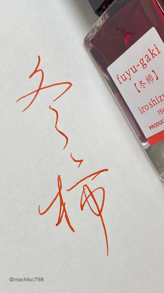 Pilot Fountain Pen Ink 50ml Fuyugaki Persimmon Orange INK50FG - WAFUU JAPAN