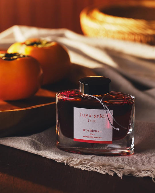 Pilot Fountain Pen Ink 50ml Fuyugaki Persimmon Orange INK50FG - WAFUU JAPAN