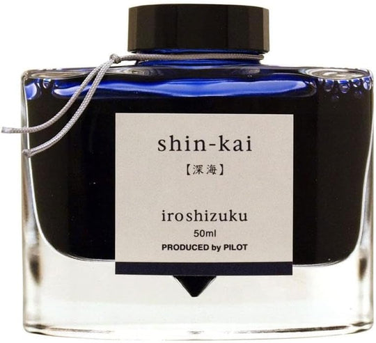 Pilot Fountain Pen Ink 50ml Shinkai Blue INK50SNK - WAFUU JAPAN