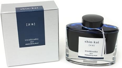 Pilot Fountain Pen Ink 50ml Shinkai Blue INK50SNK - WAFUU JAPAN