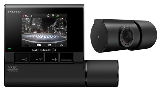 Pioneer VREC - DZ800DC Dual Dash Cam 2MP Front/Rear 160°/137° 24/7 Parking - WAFUU JAPAN