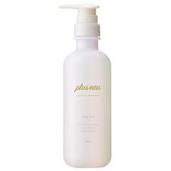 plus eau Ripoa Moisturizing Shampoo (Pump) 450ml — White Floral & Pear - WAFUU JAPAN