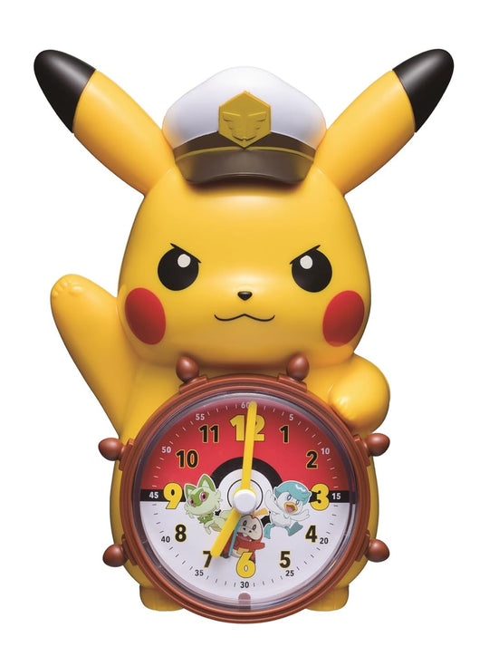 Pokémon Captain Pikachu Alarm Clock Japan Limited - WAFUU JAPAN