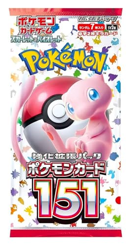 Pokémon Card Game 151 SV2a Booster Pack (7 cards per pack) Japanese - WAFUU JAPAN