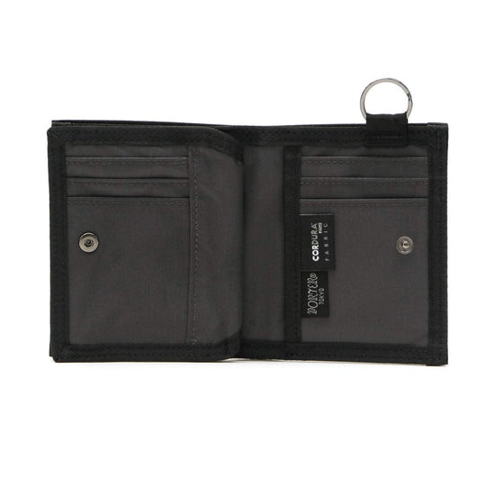 PORTER Classic Nylon Dill Small Foldable Wallet Black Made in Japan 653−09756 - WAFUU JAPAN