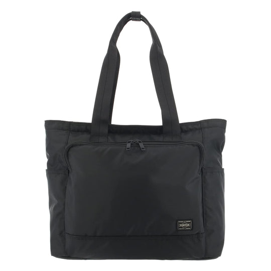 PORTER Flash Black Nylon Tote Bag Made in Japan 689 - 05948 - WAFUU JAPAN