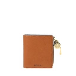 PORTER TONE Leather Bifold Wallet Compact Shrink Cowhide Made in Japan with ACME Whistle - WAFUU JAPAN