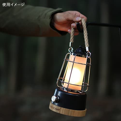 Quick Camp Antique Wind LED Lantern White QC - LED370 - WAFUU JAPAN