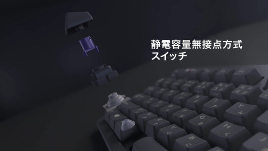 REALFORCE R3 Keyboard Hybrid Full 45g Array for Mac English Array Dark Silver & Dark Gray R3HF11 - WAFUU JAPAN