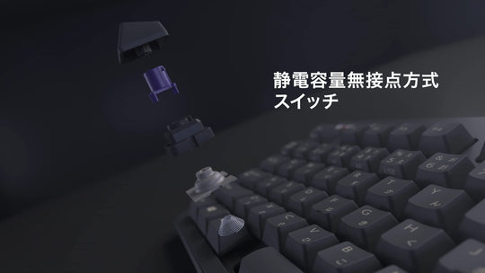 REALFORCE R3 Keyboard Hybrid Tenkeyless 30g English Array Black & Dark Gray R3HD13 - WAFUU JAPAN