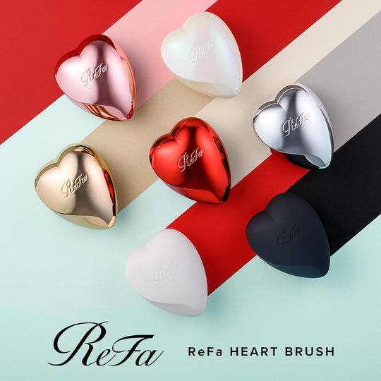 ReFa HEART BRUSH Matte White - WAFUU JAPAN