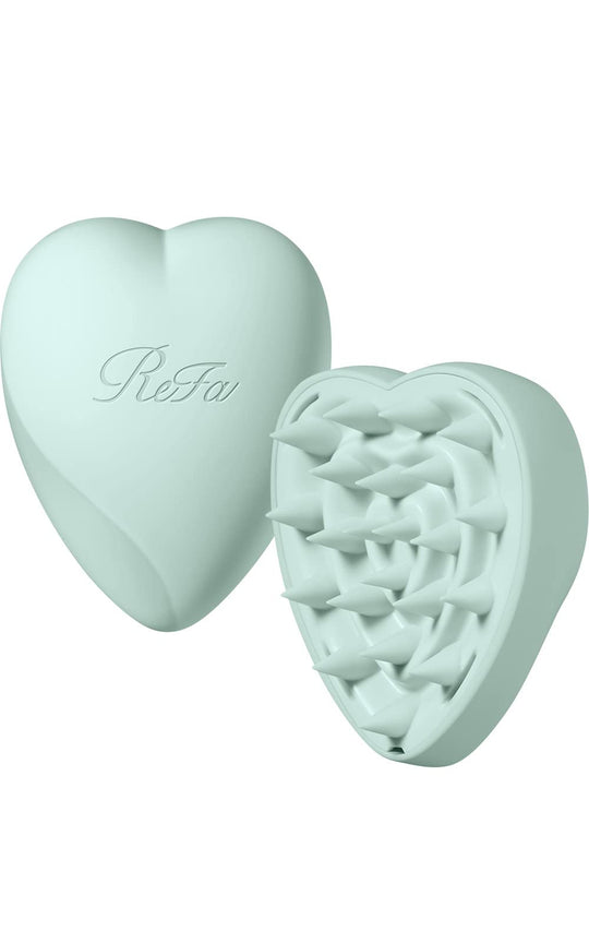 Refa Heart Scalp Brush (Matte Mint) - WAFUU JAPAN