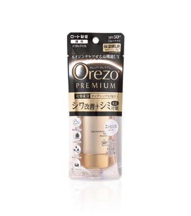 Rohto Orezo Premium Day Function UV Face Essence SPF50 PA++++ 35g - WAFUU JAPAN