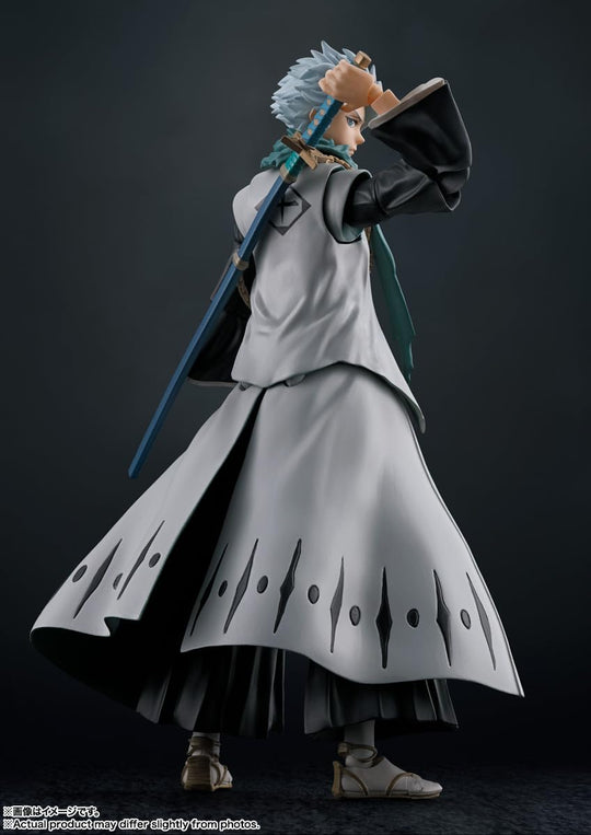 S H Figuarts Bleach Toshiro Hitsugaya Articulated Figure 135mm PVC & ABS - WAFUU JAPAN