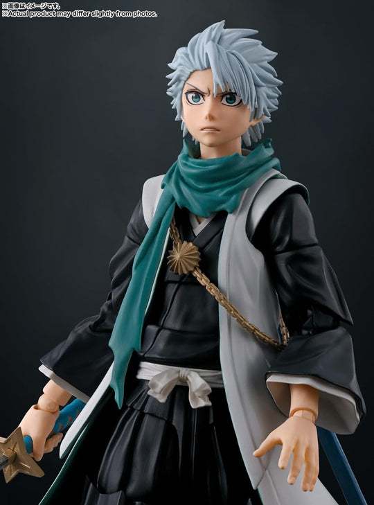 S H Figuarts Bleach Toshiro Hitsugaya Articulated Figure 135mm PVC & ABS - WAFUU JAPAN