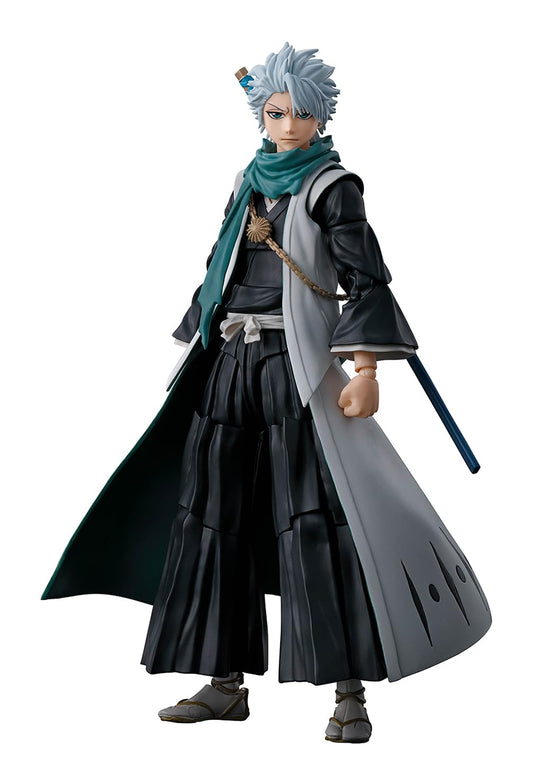 S H Figuarts Bleach Toshiro Hitsugaya Articulated Figure 135mm PVC & ABS - WAFUU JAPAN