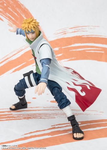 S H Figuarts Naruto Minato Namikaze NARUTOP99 Edition 160mm Articulated PVC & ABS Figure - WAFUU JAPAN