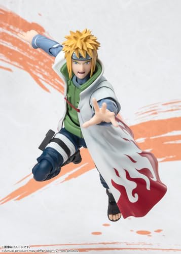 S H Figuarts Naruto Minato Namikaze NARUTOP99 Edition 160mm Articulated PVC & ABS Figure - WAFUU JAPAN