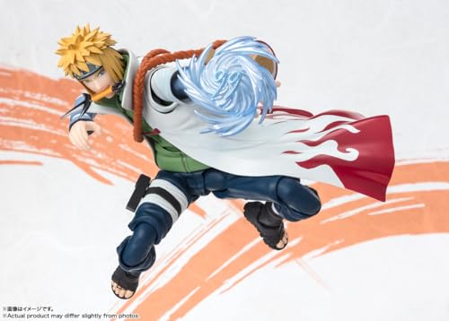 S H Figuarts Naruto Minato Namikaze NARUTOP99 Edition 160mm Articulated PVC & ABS Figure - WAFUU JAPAN