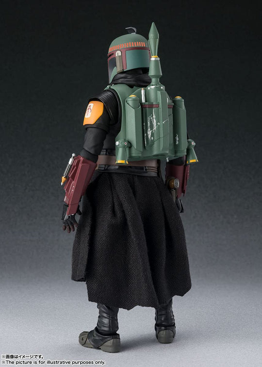 S H Figuarts Star Wars The Mandalorian (STAR WARS:The Mandalorian) Boba Fett Painted 155mm ABS&PVC & Cloth Posable Figure - WAFUU JAPAN