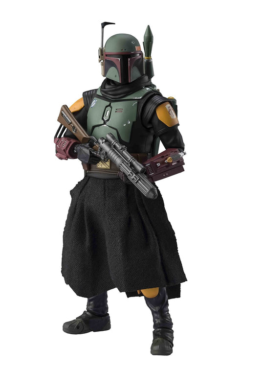 S H Figuarts Star Wars The Mandalorian (STAR WARS:The Mandalorian) Boba Fett Painted 155mm ABS&PVC & Cloth Posable Figure - WAFUU JAPAN