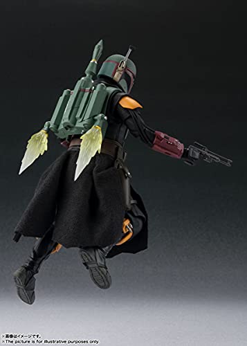 S H Figuarts Star Wars The Mandalorian (STAR WARS:The Mandalorian) Boba Fett Painted 155mm ABS&PVC & Cloth Posable Figure - WAFUU JAPAN