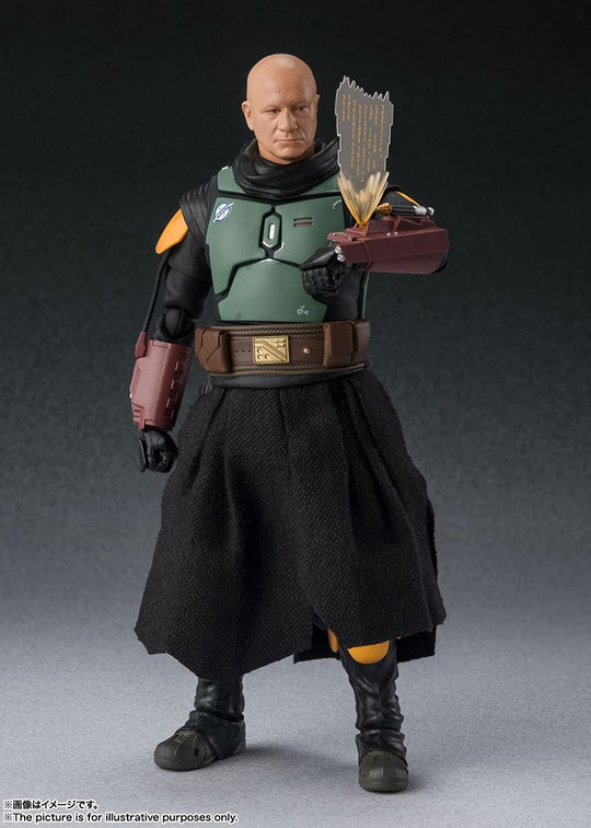 S H Figuarts Star Wars The Mandalorian (STAR WARS:The Mandalorian) Boba Fett Painted 155mm ABS&PVC & Cloth Posable Figure - WAFUU JAPAN