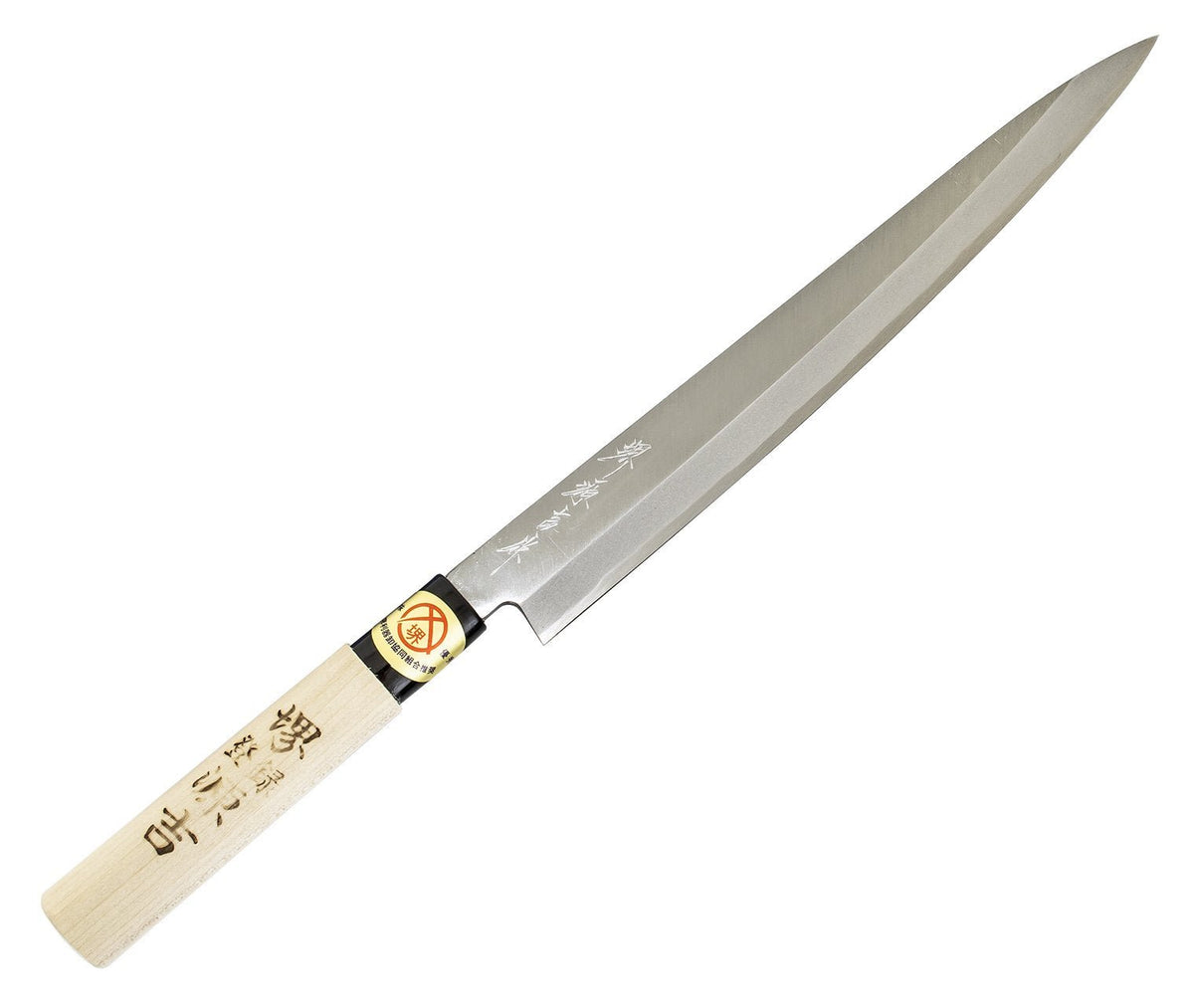 SAKAI GENKICHI Sashimi Yanagiba Knife 240mm Steel Kasumi Wooden Handle ...