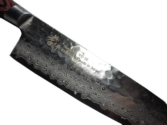 Sakai Takayuki Hammered Damascus VG10 33 - Layer Gyuto Knife 160mm - WAFUU JAPAN