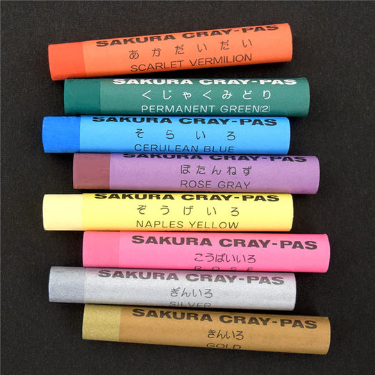 Sakura Craypas Bold Roll 50 Colors Set 100th Anniversary Limited Edition VP50A - WAFUU JAPAN