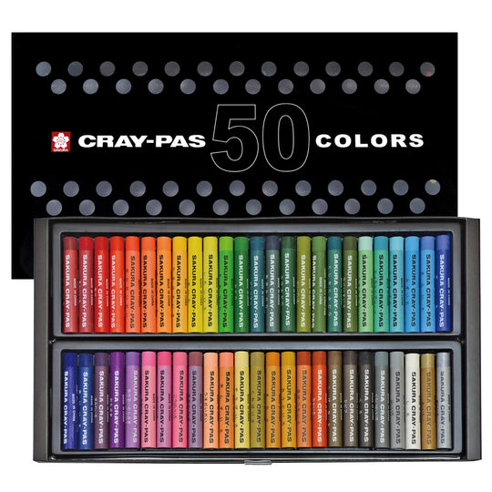 Sakura Craypas Bold Roll 50 Colors Set VP50 - WAFUU JAPAN