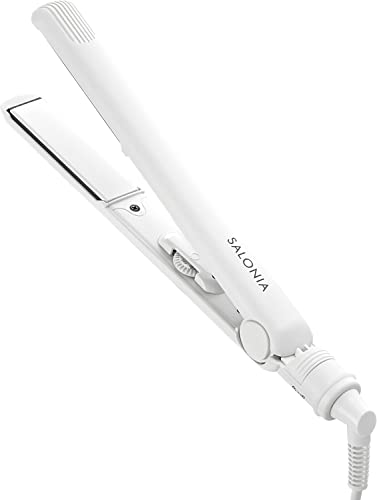 SALONIA Straightening Iron SL - 004S 24mm White 100~240V - WAFUU JAPAN