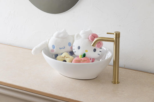 Sanrio Baby Cinnamoroll Washable Plush & Rattle Set - WAFUU JAPAN