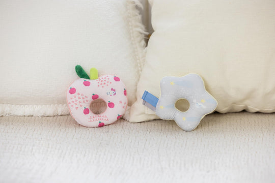 Sanrio Baby Cinnamoroll Washable Plush & Rattle Set - WAFUU JAPAN