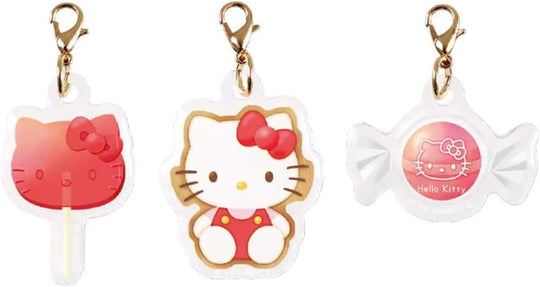 Sanrio Hello Kitty Characters Trio Charm approx 40×40×3 mm - WAFUU JAPAN