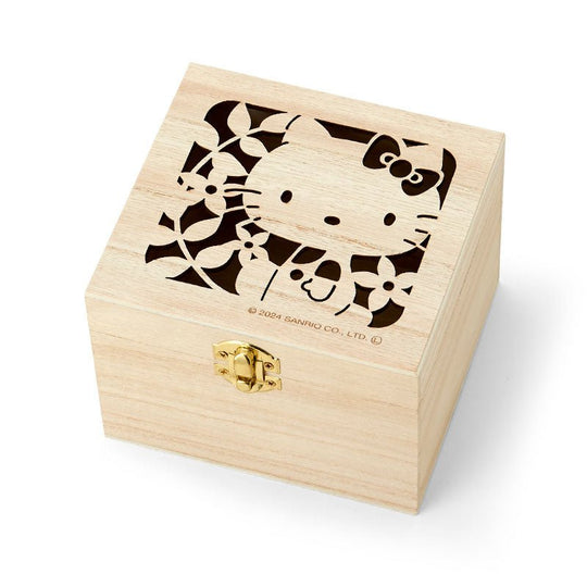 SANRIO Hello Kitty Mug in wooden box, black - WAFUU JAPAN