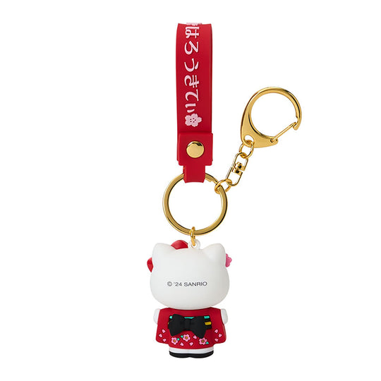 Sanrio Kimono Hello Kitty3D Key Ring 287156 - WAFUU JAPAN