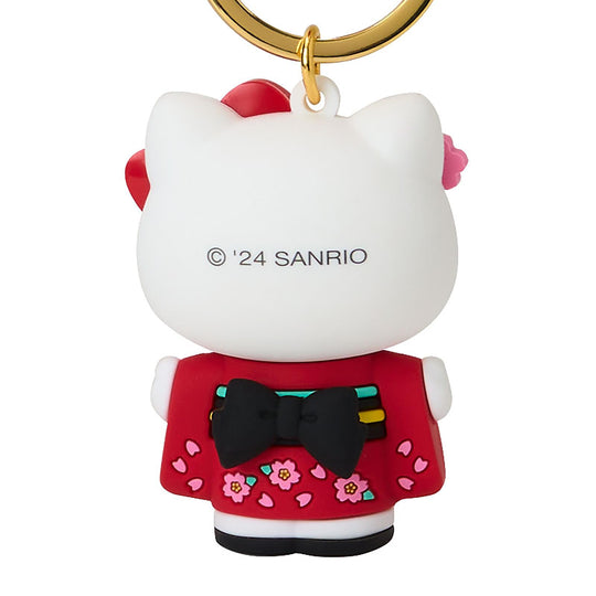 Sanrio Kimono Hello Kitty3D Key Ring 287156 - WAFUU JAPAN