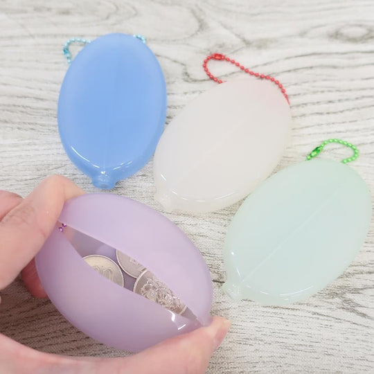 Sanrio Kuromi Baku Rubber Coin Case 80×50×10 mm - WAFUU JAPAN