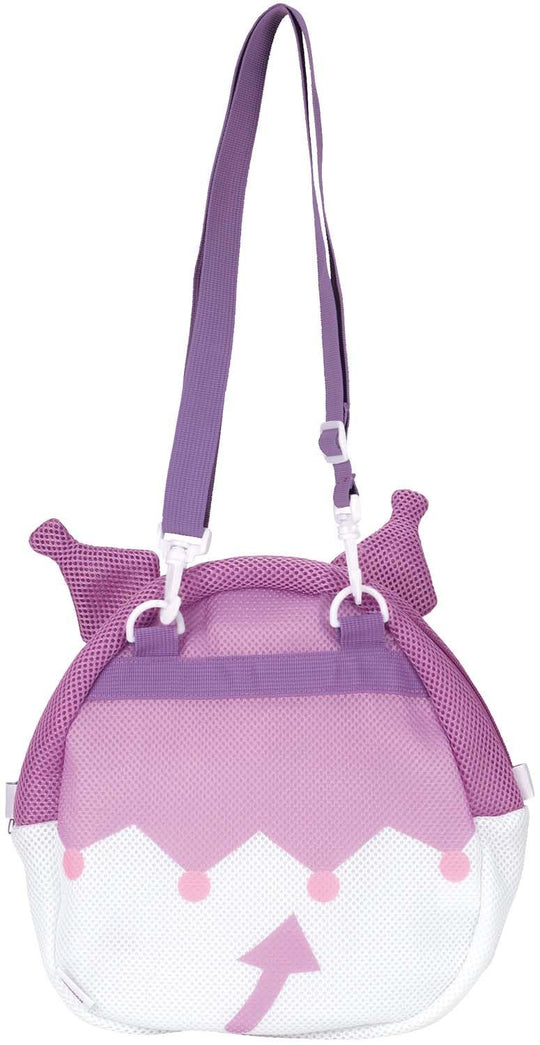 Sanrio Kuromi die - cut mesh shoulder bag - WAFUU JAPAN