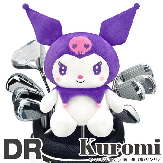 Sanrio Kuromi Driver Head Cover Purple 460cc Official License - WAFUU JAPAN