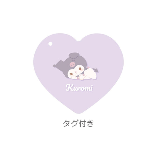 Sanrio Kuromi Fluffy Pass Case approx H160×W195×D10mm - WAFUU JAPAN