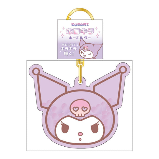 Sanrio Kuromi Holographic Sparkle Keychain (T's Factory) - WAFUU JAPAN