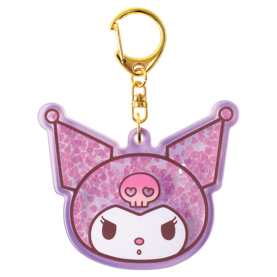 Sanrio Kuromi Holographic Sparkle Keychain (T's Factory) - WAFUU JAPAN