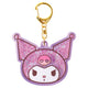 Sanrio nyckelring glittrande holografisk Kuromi